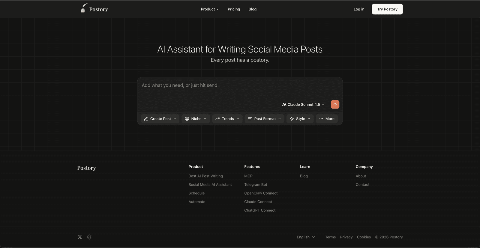 We are starting our postory!