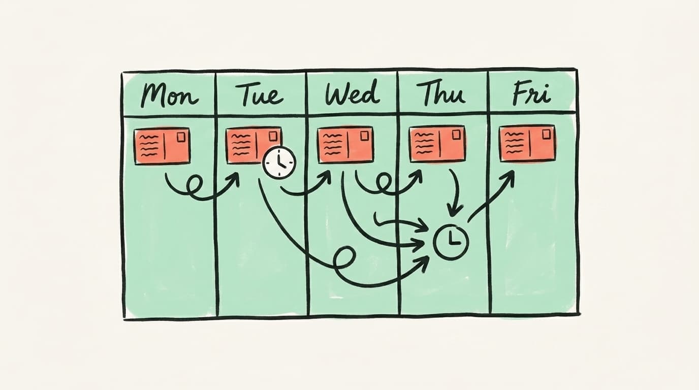 Batch and schedule your LinkedIn posts across the week