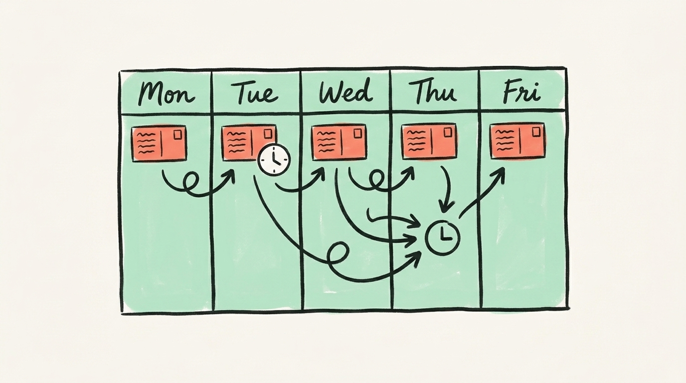 Batch and schedule your LinkedIn posts across the week